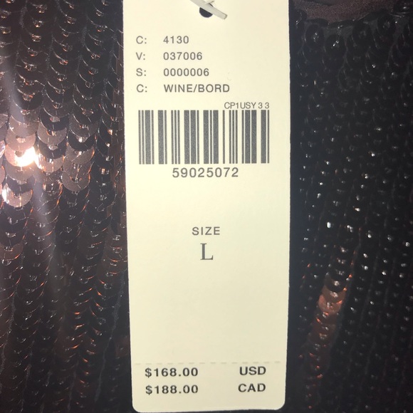 NWT Maeve Kara Sequined Mini Dress L - Picture 7 of 10